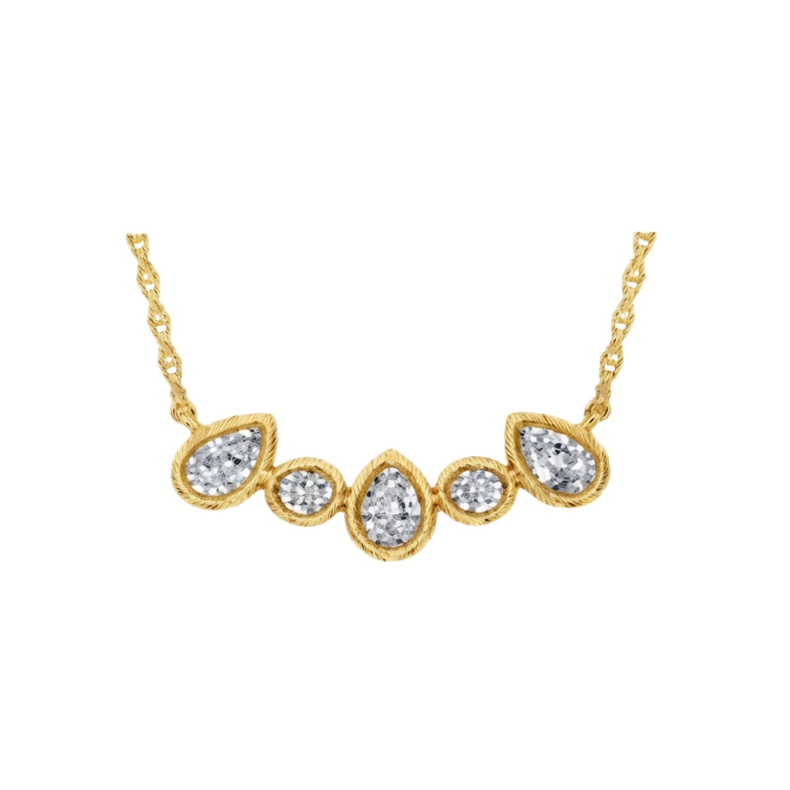 LG - 14K 0.76CT D-CHAIN WITH PENDANT LDS PER/RDS "CERTIFIED"